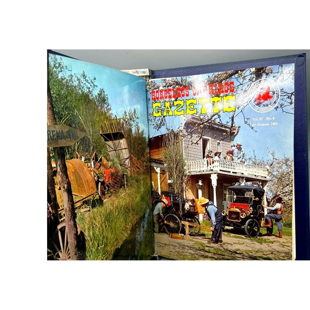 Horseless Carriage Gazette 1964-1965 Magazine Collection 11 Issues Blue Binder-B